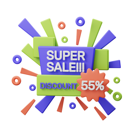 Discount offer  3D Icon