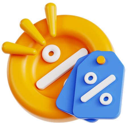 Discount offer  3D Icon