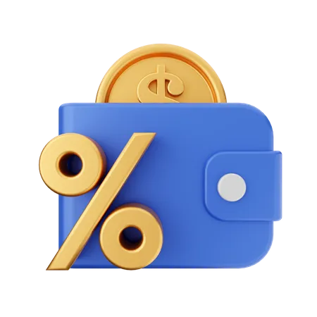 Discount On Payment  3D Icon