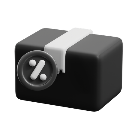 Discount Package  3D Icon