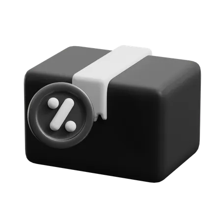 Discount Package  3D Icon