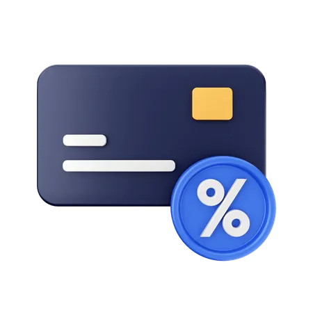 Discount Payment  3D Icon