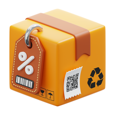 Discount Product  3D Icon