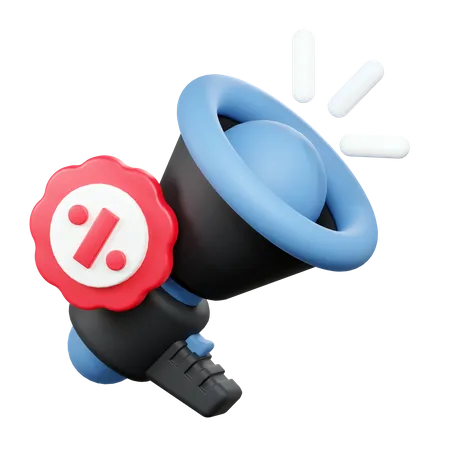Promotion Megaphone 3D Icon