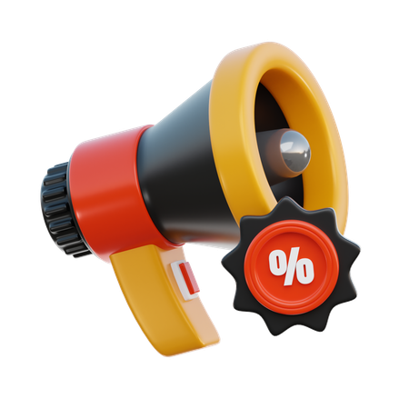 Discount Promotion  3D Icon