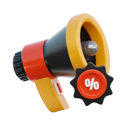 Discount Promotion  3D Icon