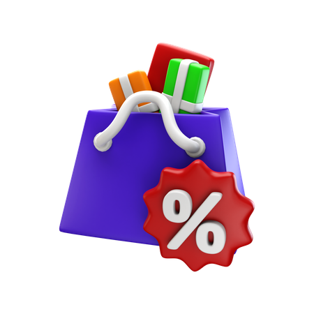 Discount promotion  3D Icon
