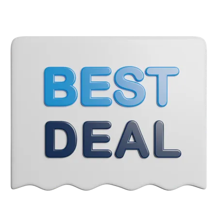 Discount Promotion Label  3D Icon