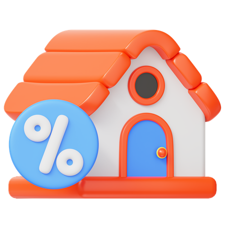 Discount Property  3D Icon