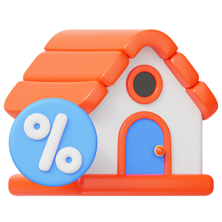 Discount Property  3D Icon