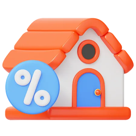 Discount Property  3D Icon