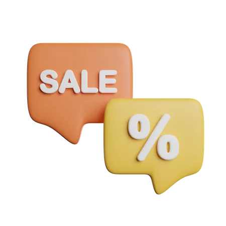 Discount Sale  3D Icon