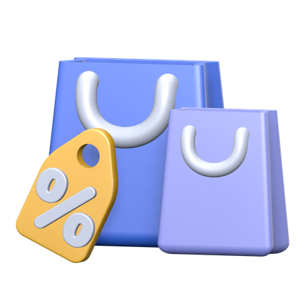 Discount Shopping  3D Icon