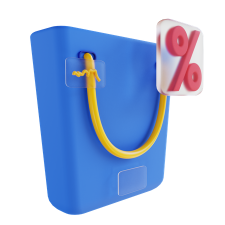 Discount shopping  3D Icon