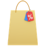 3d discount shopping bag emoji