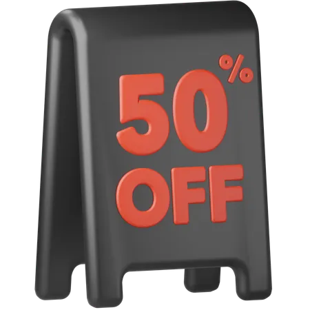 Discount Sign  3D Icon