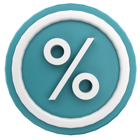 Discount Sign  3D Icon