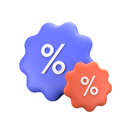 Discount Splash  3D Icon