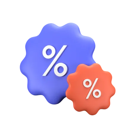 Discount Splash  3D Icon