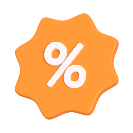 Discount Splash  3D Icon