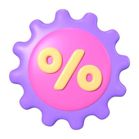 Discount Star  3D Icon