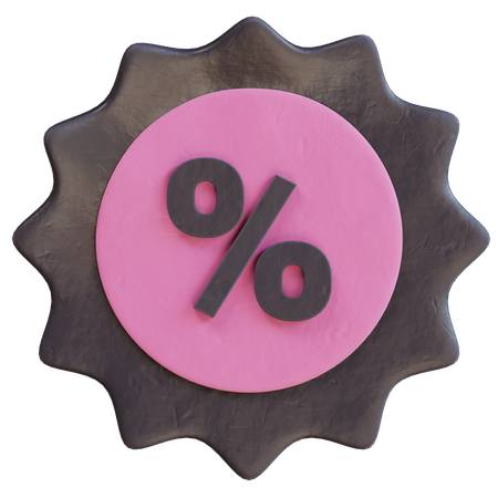 Discount Sticker  3D Icon