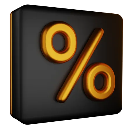 Discount Sticker  3D Icon