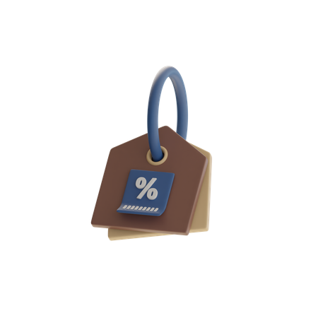 Discount Tag  3D Icon