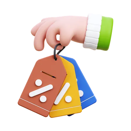 Discount Tag  3D Icon