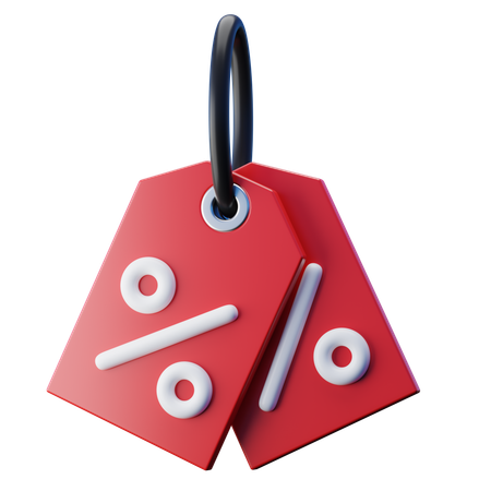 Discount Tag  3D Icon