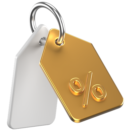 할인 태그  3D Icon