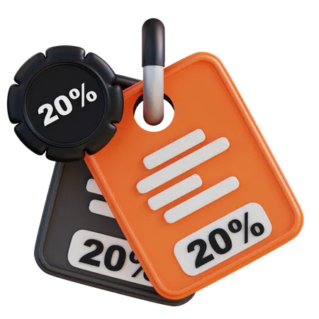 Discount Tag  3D Icon