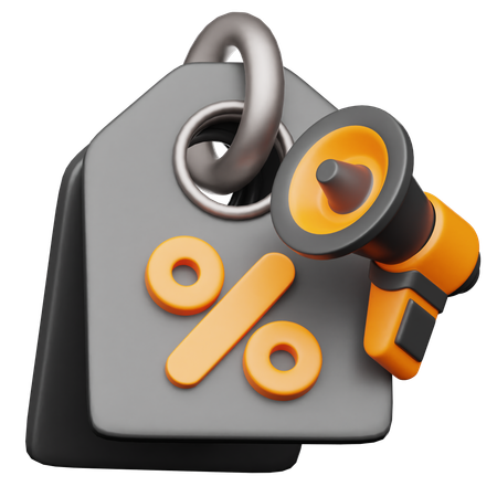 Discount Tag  3D Icon