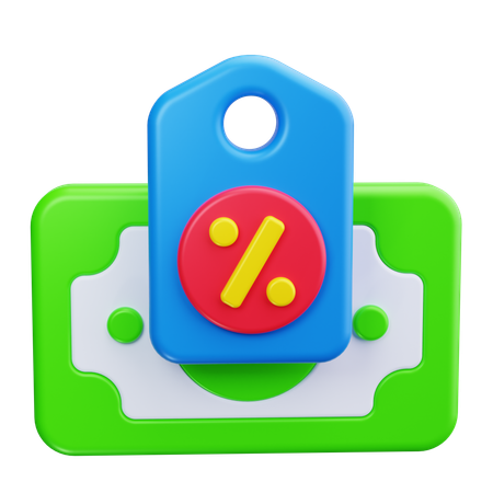 Discount Tag  3D Icon