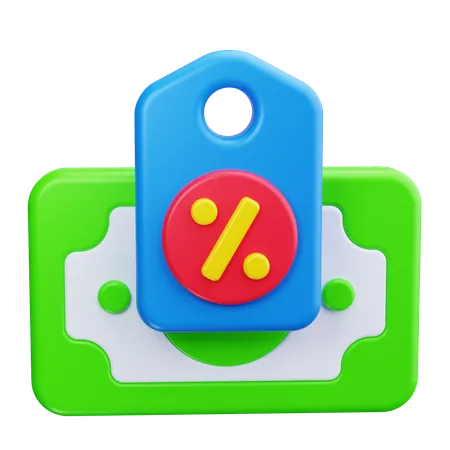 Discount Tag  3D Icon