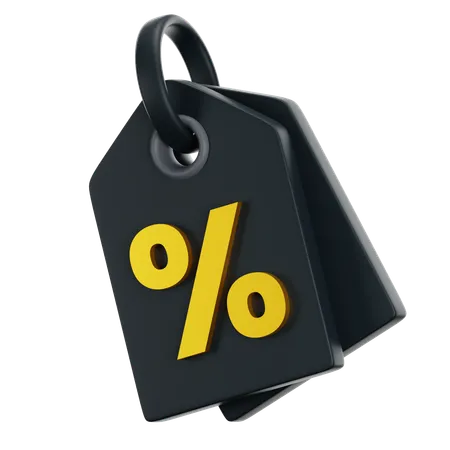 Discount Tag  3D Icon