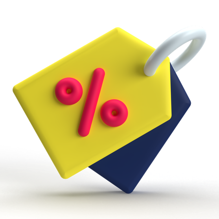 Discount Tag  3D Icon