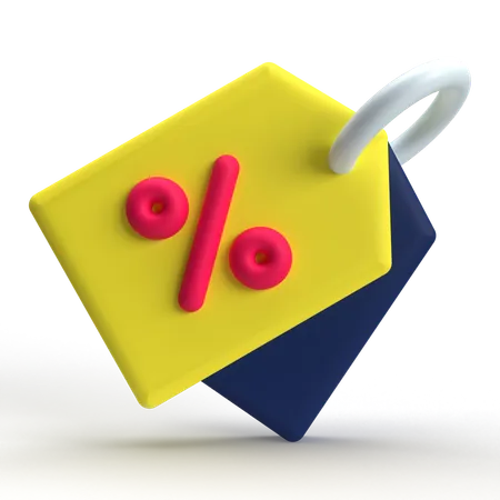 Discount Tag  3D Icon