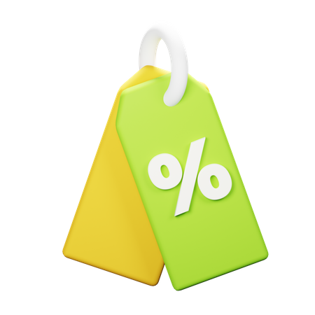 Discount Tag  3D Icon