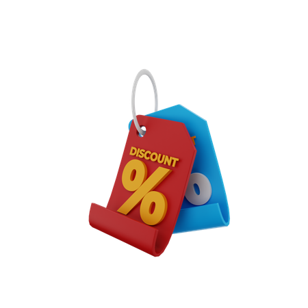 Discount Tag  3D Icon