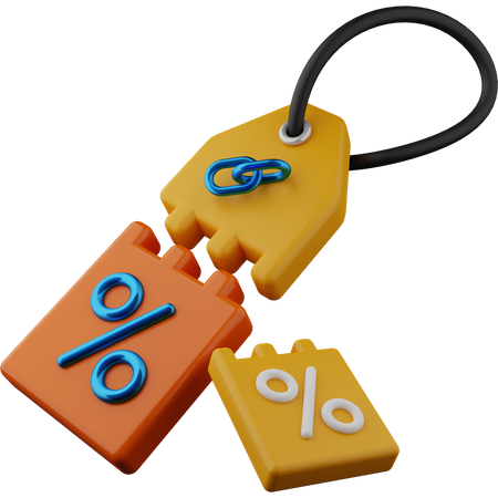 Discount Tag  3D Icon