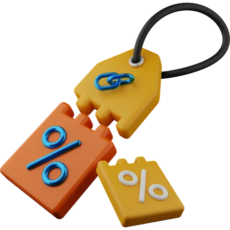 Discount Tag  3D Icon
