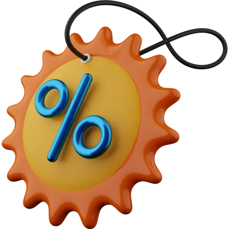 Discount Tag  3D Icon