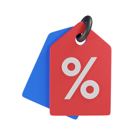 Discount Tag  3D Icon