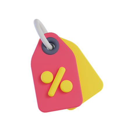 Discount Tag  3D Icon