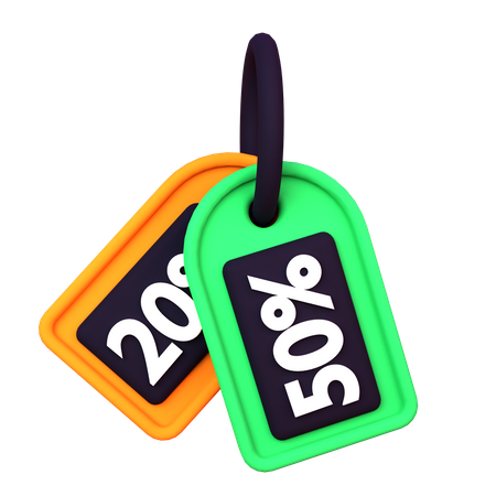 Discount Tag  3D Icon
