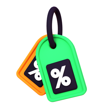Discount Tag  3D Icon