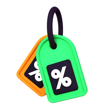 Discount Tag  3D Icon
