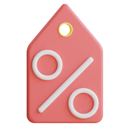 Discount Tag  3D Icon