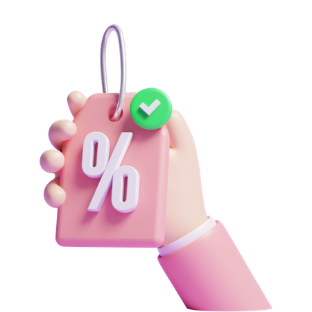 Discount Tag  3D Icon